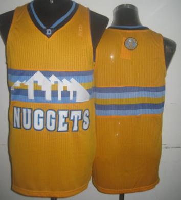 Denver Nuggets Blank Yellow Revolution 30 NBA Jerseys Cheap