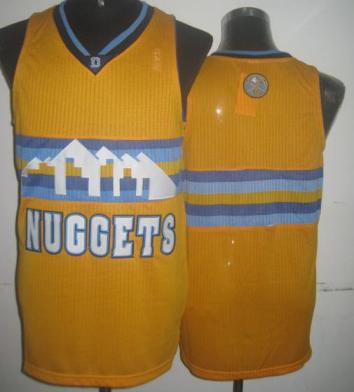 Denver Nuggets Blank Yellow Revolution 30 NBA Jerseys