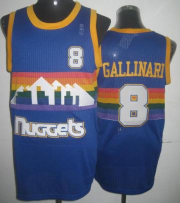 Denver Nuggets 8 Danilo Gallinari Blue Revolution 30 NBA Jerseys Denver Nuggets 8 Danilo Gallinari Blue Revolution 30 NBA Jerseys