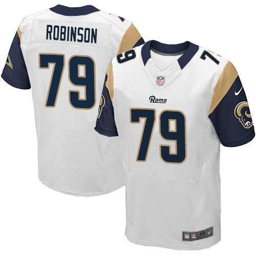 Nike St Louis Rams 79 Greg Robinson Elite White NFL Jerseys Cheap