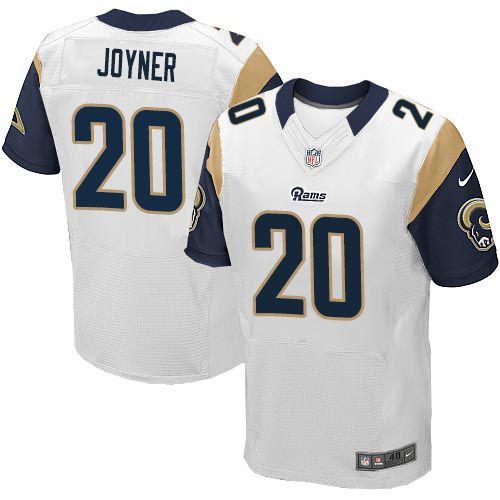 Nike St Louis Rams 20 Lamarcus Joyner Elite White NFL Jerseys Cheap