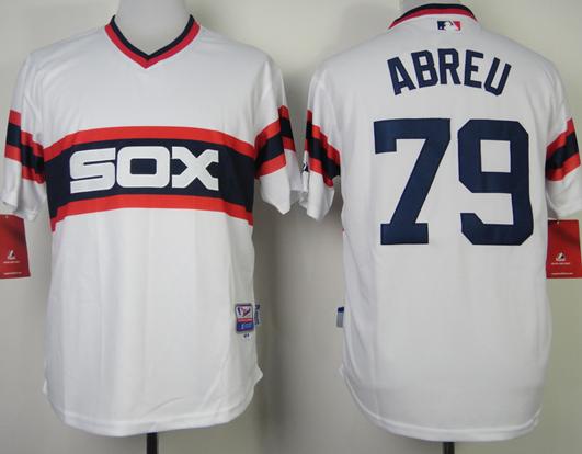 Chicago White Sox 79 Jose Abreu Home White MLB Jersey