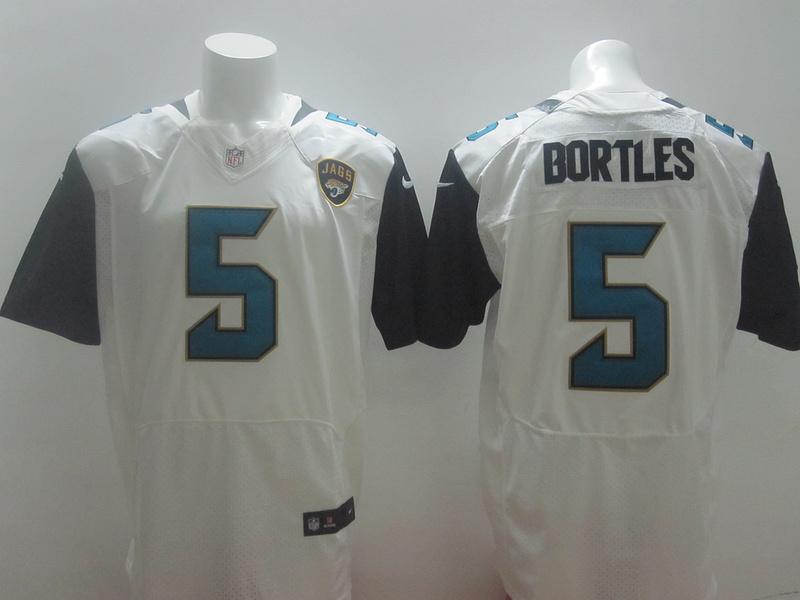 Nike Jacksonville Jaguars #5 Blake Bortles White Elite NFL Jerseys Cheap