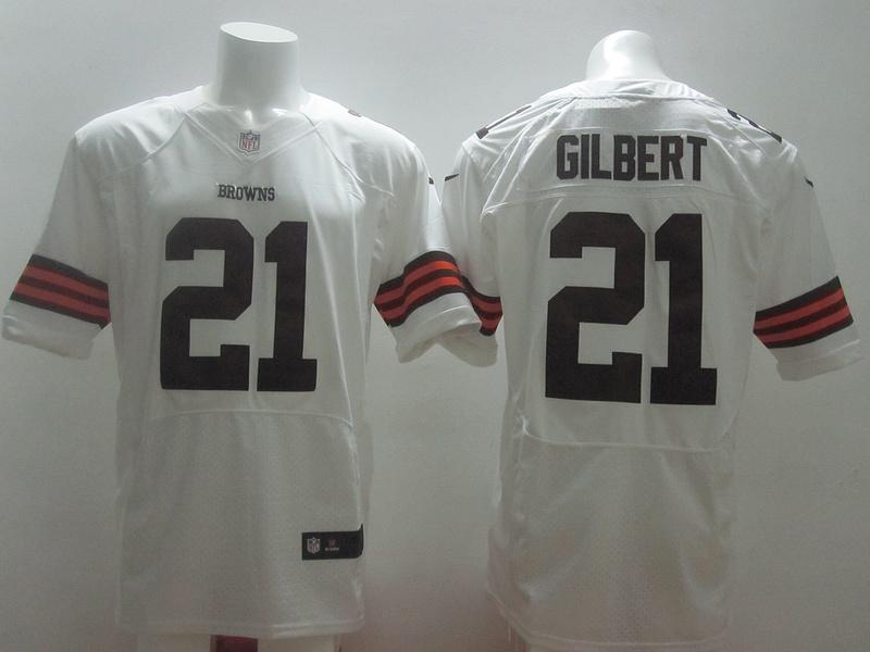 Nike Cleveland Browns 21 Justin Gilbert White Elite NFL Jerseys Cheap