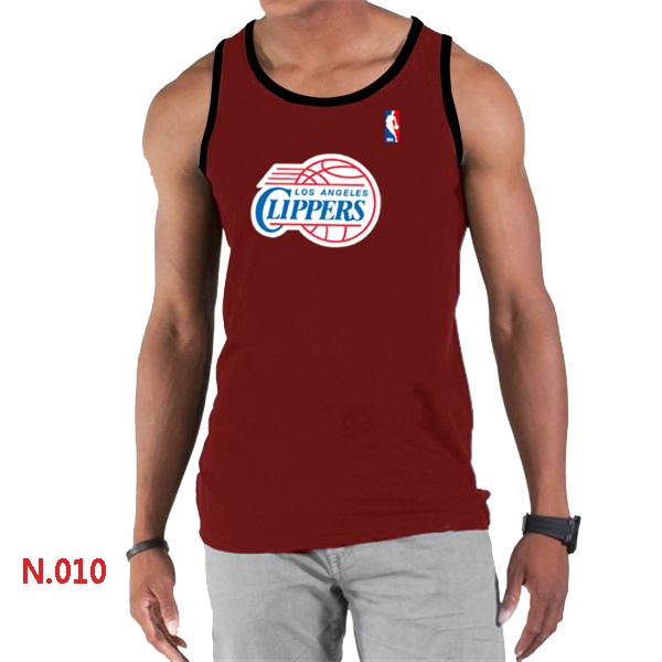NBA Los Angeles Clippers Big & Tall Primary Logo Red Tank Top Cheap