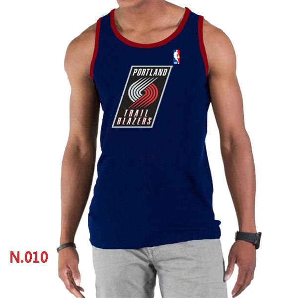 NBA Portland Trail Blazers Big & Tall Primary Logo D.Blue Tank Top Cheap