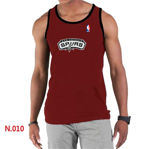 NBA San Antonio Spurs Big & Tall Primary Logo Red Tank Top Cheap