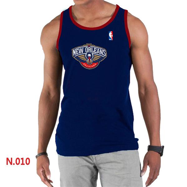 NBA New Orleans Pelicans Big & Tall Primary Logo D.Blue Tank Top Cheap