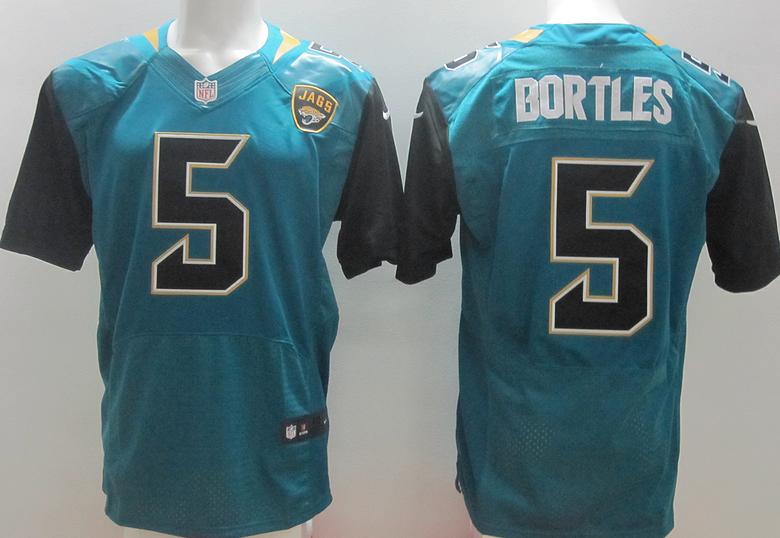 Nike Jacksonville Jaguars #5 Blake Bortles Green Elite NFL Jerseys Cheap
