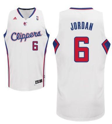 Los Angeles Clippers 6 Deandre Jordan White Revolution 30 Swingman NBA Jerseys Cheap