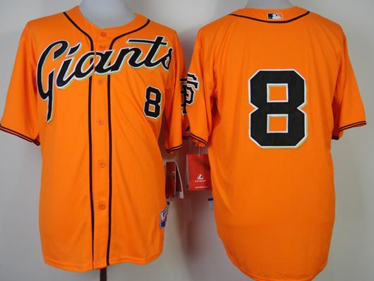 San Francisco Giants 8 Hunter Pence Orange Cool Base MLB Jerseys New San Francisco Giants 8 Hunter Pence Orange Cool Base MLB Jerseys New