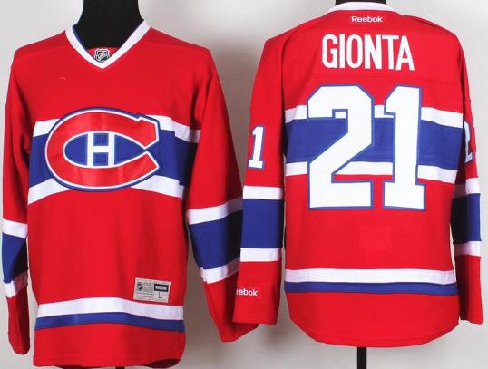 Montreal Canadiens 21 Brian Gionta Red NHL Hockey Jerseys Cheap
