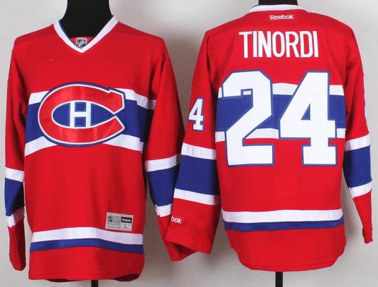 Montreal Canadiens 24 Jarred Tinordi Red NHL Hockey Jerseys Cheap