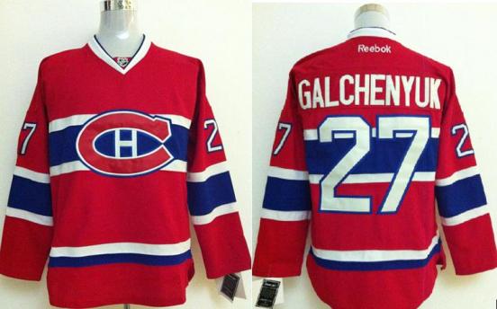 Montreal Canadiens 27 Alex Galchenyuk Red NHL Hockey Jerseys Cheap