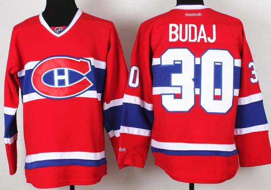 Montreal Canadiens 30 Peter Budaj Red NHL Hockey Jerseys Cheap