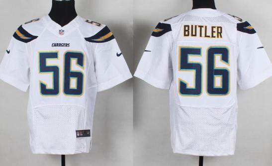 Nike San Diego Chargers #56 Donald Butler Elite White NFL Jerseys Cheap