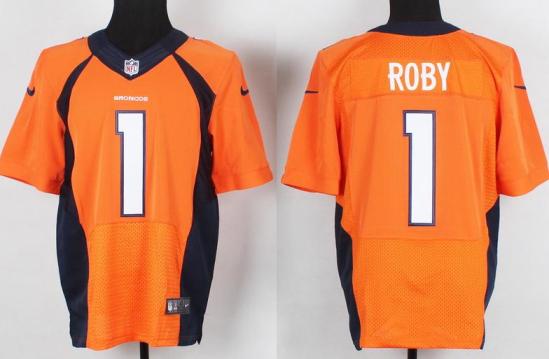 Nike Denver Broncos 1 Bradley Roby Orange Elite NFL Jerseys Cheap