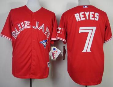 Toronto Blue Jays 7 Jose Reyes Red Canada Day MLB Jerseys