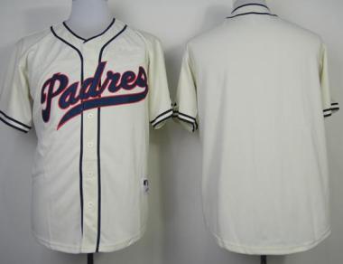 San Diego Padres Blank 1948 Turn Back The Clock Cream MLB Jerseys San Diego Padres Blank 1948 Turn Back The Clock Cream MLB Jerseys
