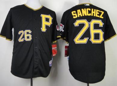 Pittsburgh Pirates #26 Tony Sanchez Black Cool Base MLB Baseball Jersey Cheap