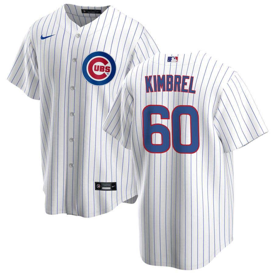 Mens Chicago Cubs #60 Craig Kimbrel Nike White Cool Base Jersey