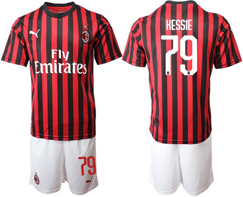 AC Milan #79 Hessie Home Soccer Club Jersey