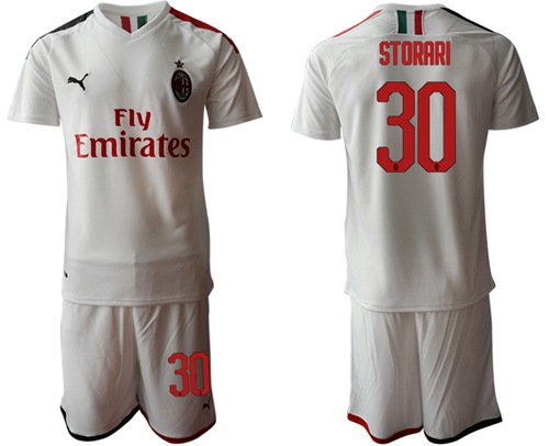 AC Milan #30 Storari Away Soccer Club Jersey