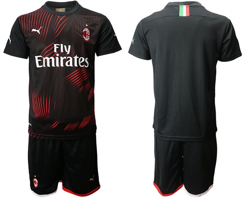 AC Milan Blank Third Soccer Club Jersey
