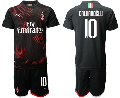 AC Milan #10 Calhanoglu Third Soccer Club Jersey