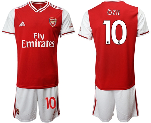 Arsenal #10 Ozil Home Soccer Club Jersey