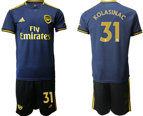 Arsenal #31 Kolasinac Third Soccer Club Jersey