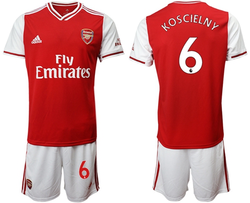 Arsenal #6 Koscielny Home Soccer Club Jersey