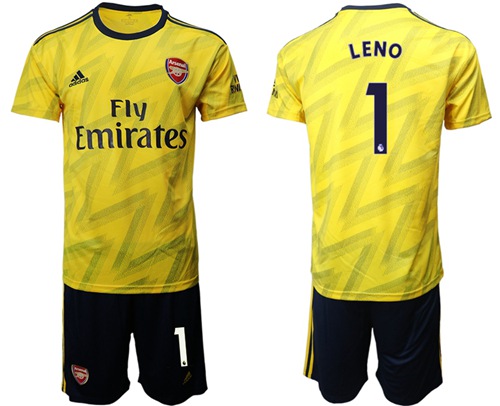 Arsenal #1 Leno Away Soccer Club Jersey