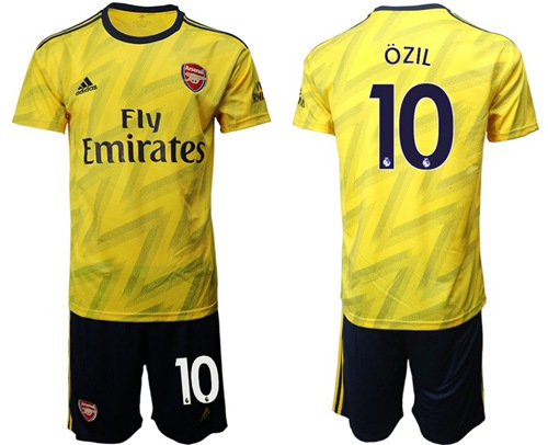 Arsenal #10 Ozil Away Soccer Club Jersey