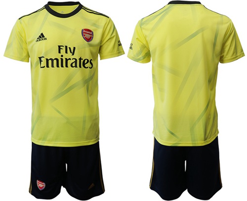 Arsenal Blank Yellow Soccer Club Jersey