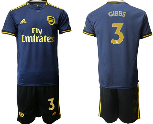 Arsenal #3 Gibbs Third Soccer Club Jersey
