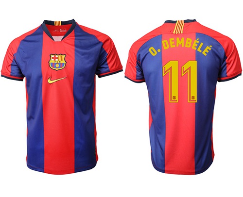 Barcelona #11 O.Dembele Home Soccer Club Jersey