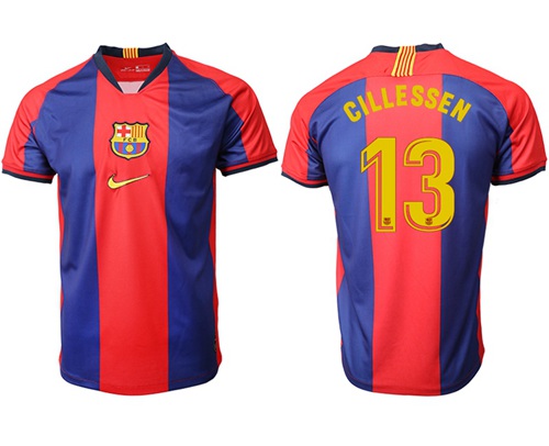 Barcelona #13 Cillessen Home Soccer Club Jersey