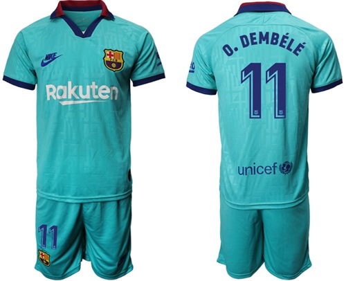 Barcelona #11 O.Dembele Third Soccer Club Jersey