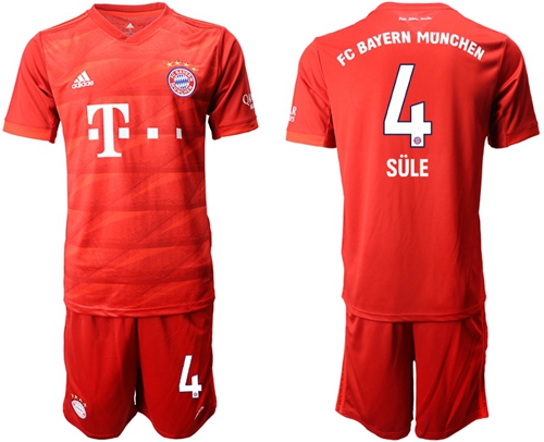 Bayern Munchen #4 Sule Home Soccer Club Jersey