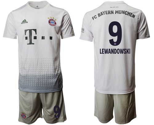 Bayern Munchen #9 Lewandowski Away Soccer Club Jersey
