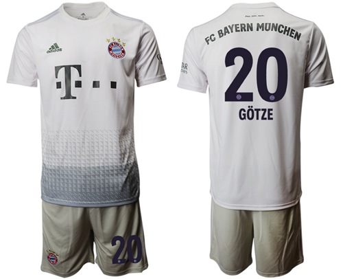Bayern Munchen #20 Gotze Away Soccer Club Jersey