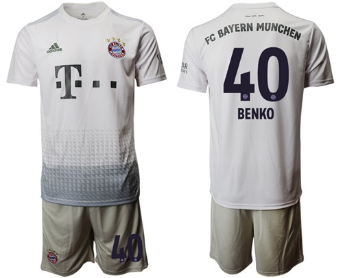 Bayern Munchen #40 Benko Away Soccer Club Jersey