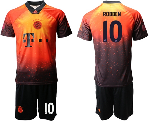 Bayern Munchen #10 Robben FIFA 19AD Memorial Edition Soccer Club Jersey