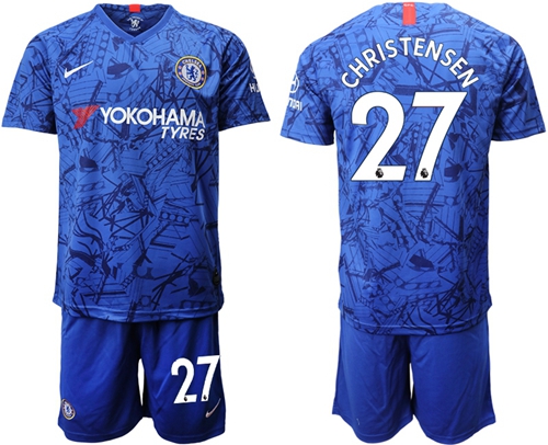 Chelsea #27 Christensen Home Soccer Club Jersey