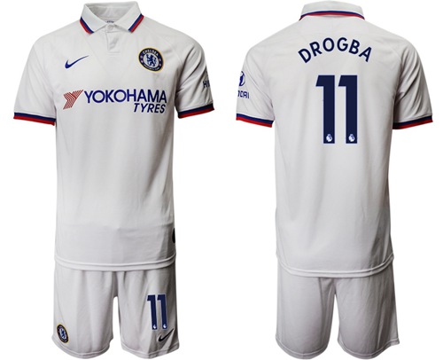 Chelsea #11 Drogba Away Soccer Club Jersey