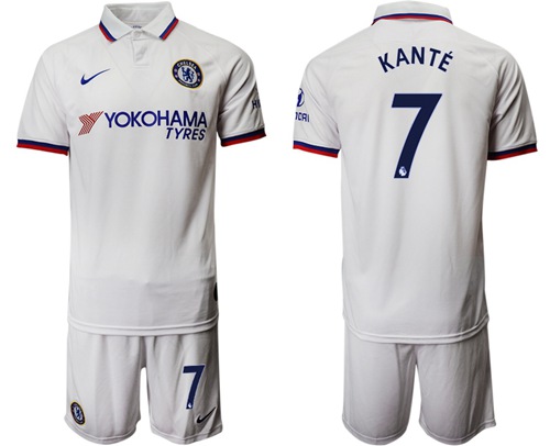 Chelsea #7 Kante Away Soccer Club Jersey