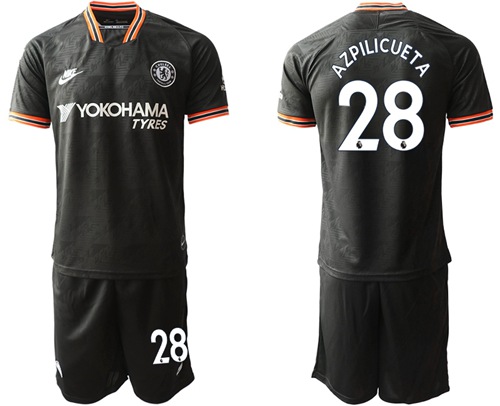Chelsea #28 Azpilicueta Third Soccer Club Jersey