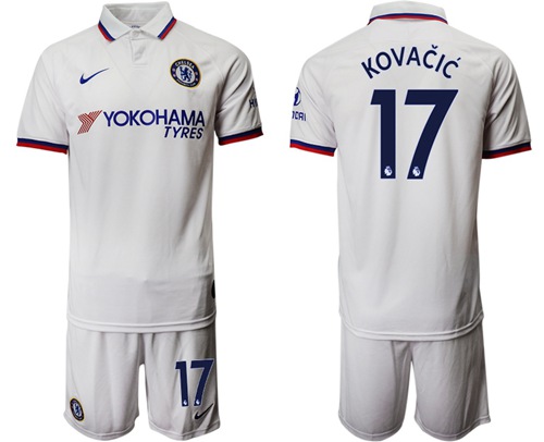 Chelsea #17 Kovacic Away Soccer Club Jersey