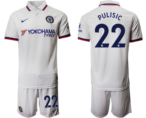 Chelsea #22 Pulisic Away Soccer Club Jersey